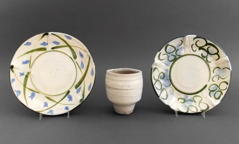 Glazed Stoneware Vessels, 3