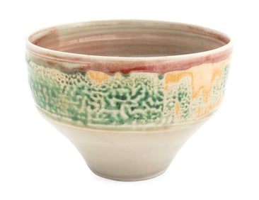 Signed Glazed Ceramic Bowl