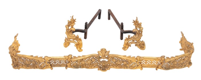 Louis XVI Style Fireplace Accessories, 3