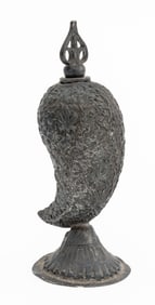Islamic Surma Dani Silver Kohl Container