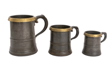 George Farmilloe & Sons Pewter Imperial Measures