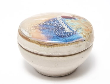 Michael Saul American Art Pottery Covered Box
