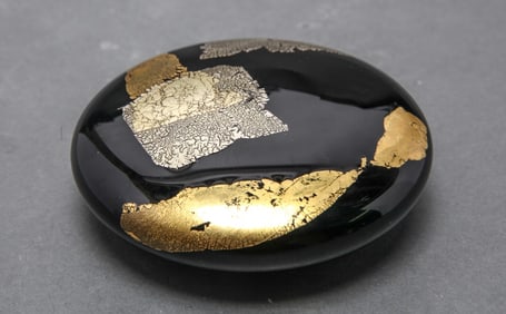 Randy Strong Abstract Art Glass Paperweight