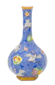 Chinese Hexagonal Porcelain Vase