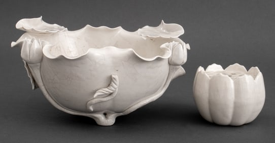 Chinese Blanc de Chine Porcelain Articles, 2