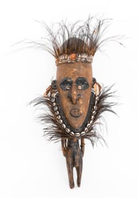 Papua New Guinea Wood Figural Sculpture