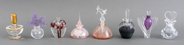 Art Glass Perfume Bottles, 8