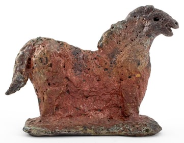 Louis Mendez Studio Art Pottery Horse Sculpture