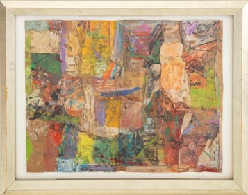 Robert Natkin Abstract Composition Mixed Media