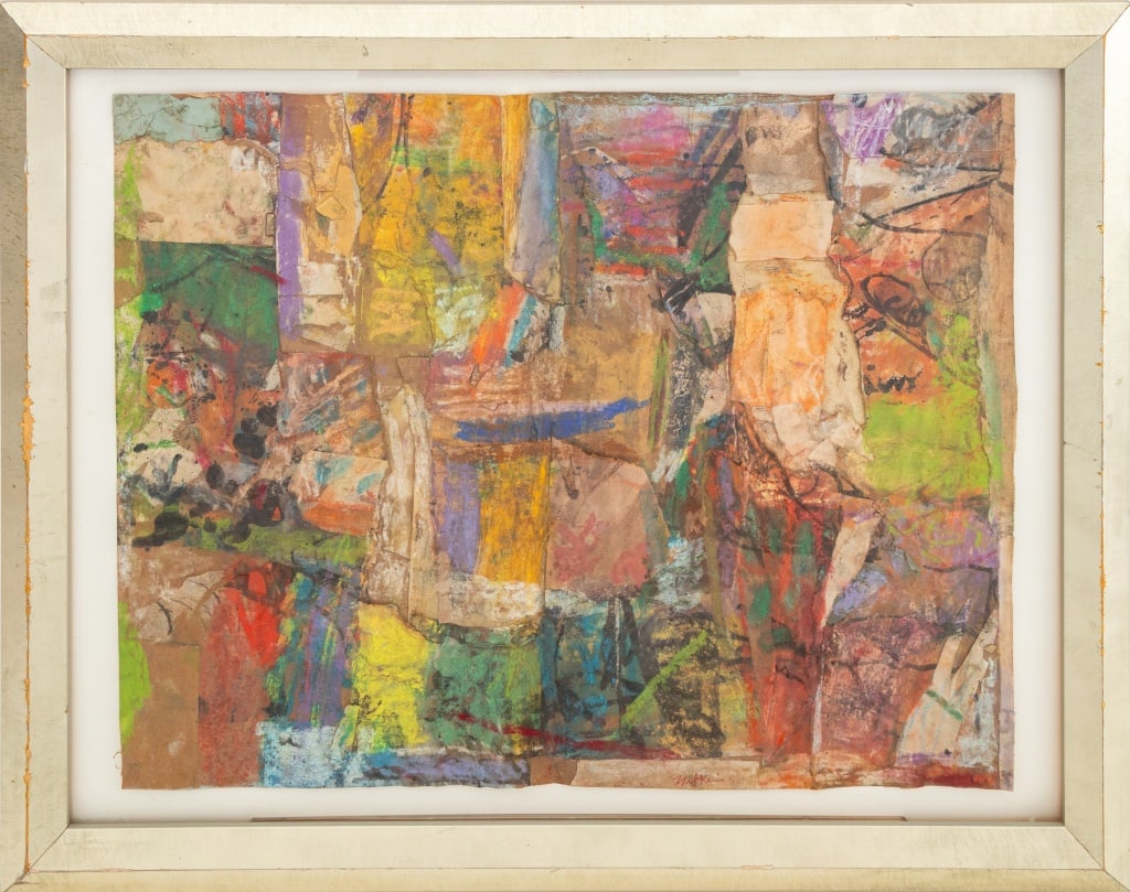 Robert Natkin Abstract Composition Mixed Media