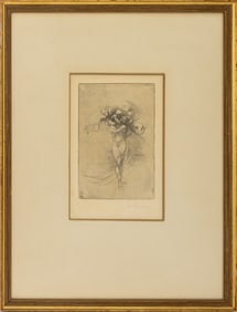 Auguste Rodin "Le Printemps" Drypoint Etching