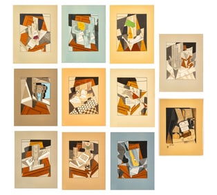 Juan Gris "Au Soleil du Plafond" Portfolio, 1955