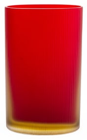 Murano Venini "Ellittici" Art Glass Vase, 2000