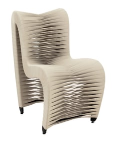 Phillips Collection Gray Seatbelt Chair