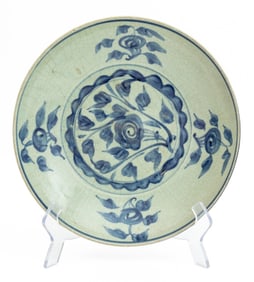Chinese Blue & White Swatow Ware Bowl, 17th C.