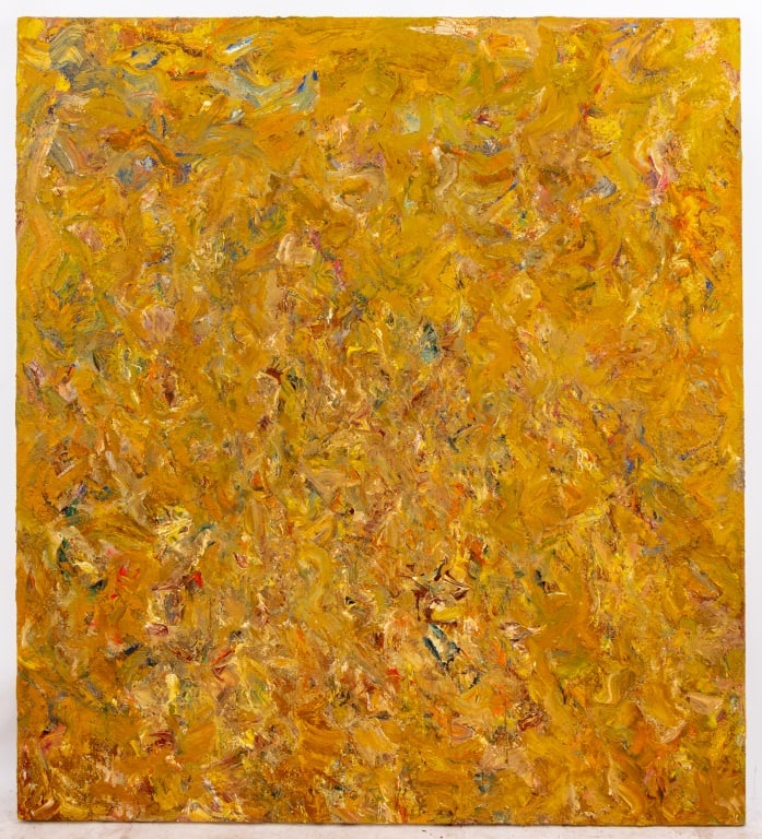 Andy Miller Abstract Composition Oil on Canvas (1 of 6)