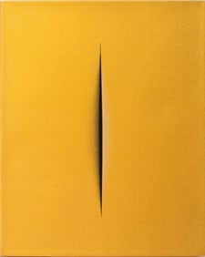 Taras Polataiko "Lucio Fontana..." Acrylic