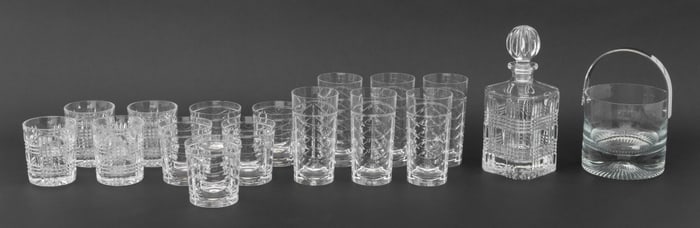 Tiffany & Co., Etc. Clear Glassware Articles, 17