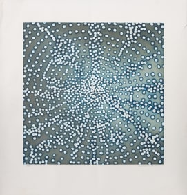 Ross Bleckner "Leader Sequence" Etching & Aquatint