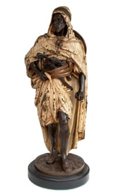 Jean Jules Salmson "Bedouin" Cold Painted Bronze