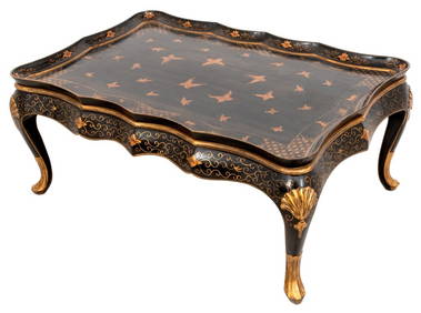 Rose Tarlow Attr. Chinoiserie Gilt Coffee Table (1 of 6)