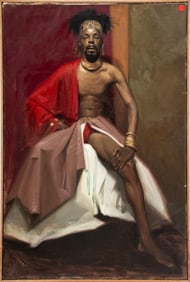 Mike Cotter "The Dancer" Oil on Canvas, 1979