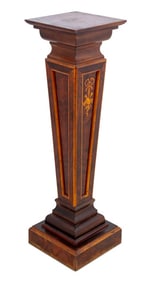 Victorian Burr Walnut Pedestal