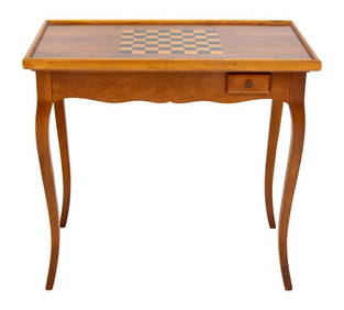 French Inlaid Mahogany Tric-Trac Games Table (1 of 6)