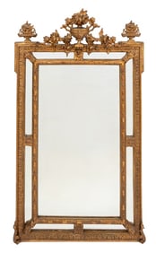 Louis XVI Style Giltwood Mirror