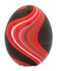 Seguso Viro Murano Calypso Glass Vase