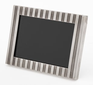 Tiffany & Co. Sterling Silver Stripe Picture Frame
