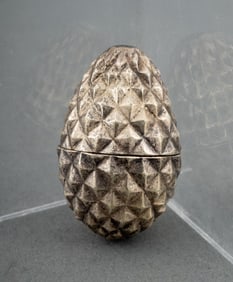 Tiffany & Co. Sterling Silver Pinecone Form Box