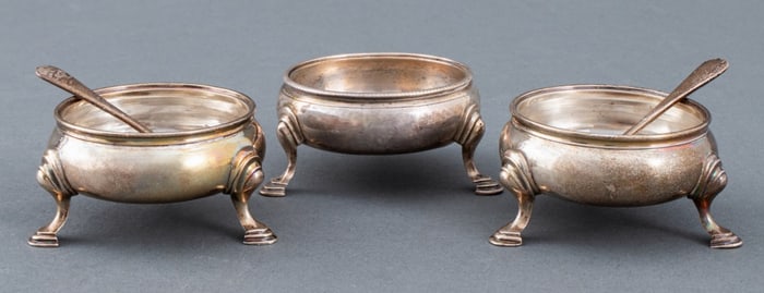 George III Sterling Silver Salt Cellars, 3