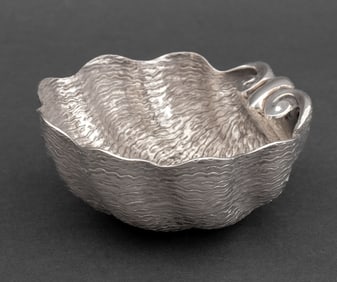 Portuguese Silver Shell Form Bowl