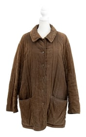 Hermes Olive Green Padded Caban Jacket