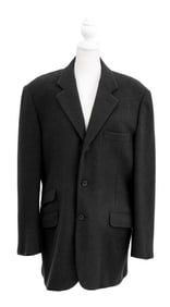 Hermes Navy Blue Wool Blend Blazer