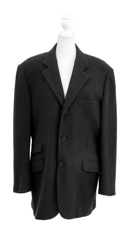 Hermes Navy Blue Wool Blend Blazer (1 of 6)