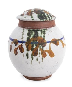 Robert Sperry Glazed Stoneware Covered Jar