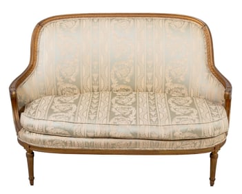 Louis XVI Style Giltwood Canape