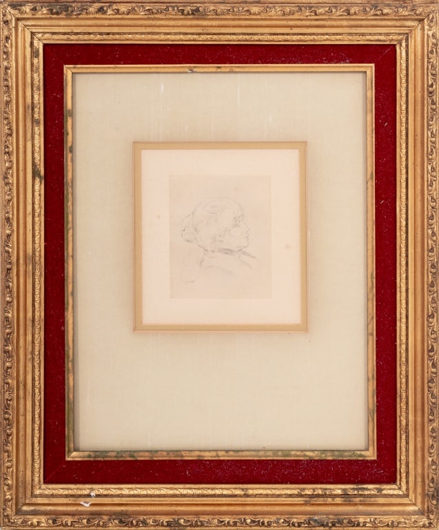 Pierre Renoir "Berthe Morisot" Etching (1 of 5)