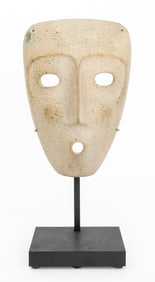 Sultepec Style Carved Stone Mask