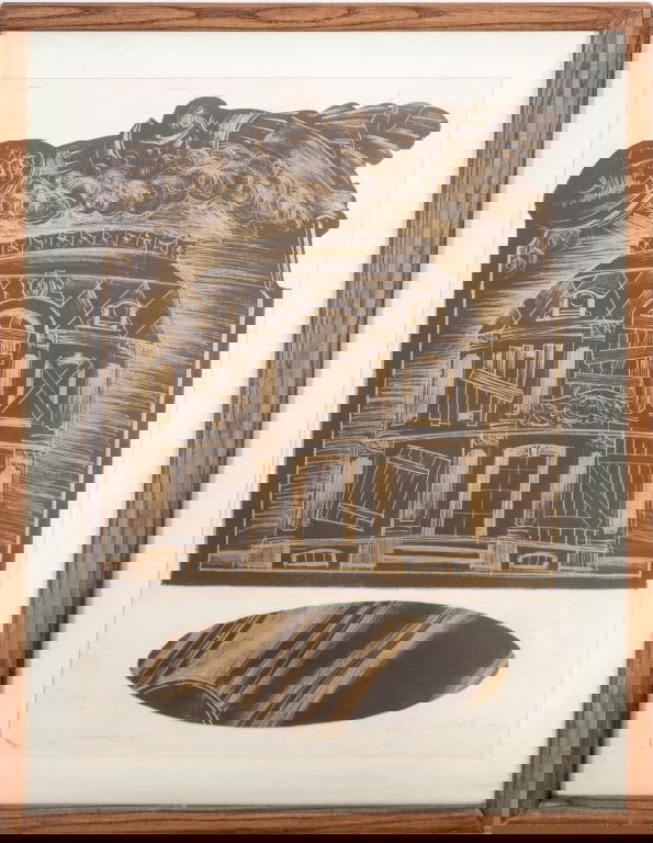 Russian School "Enchanted House" Etching (1 of 8)