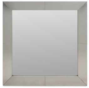 Modern Square Silver Leaf Mirror