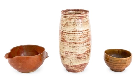 Rossi & Eileen Reynolds, Etc. Stoneware Vessels, 3