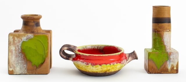 Gli Etruschi Mid-Century Modern Pottery Vessels, 3