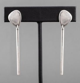 Georg Jensen Sterling Silver #445 Ear Clips