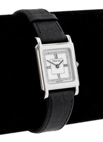 Tiffany & Co. Tank Style Stainless Steel Watch