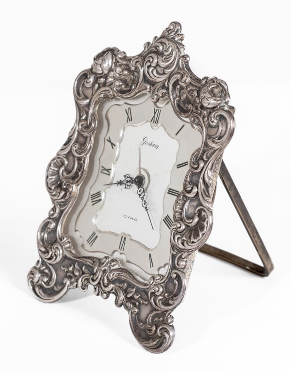 Gorham Sterling Silver Alarm Clock (1 of 6)