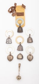 Sterling Silver Baby Rattles, 8