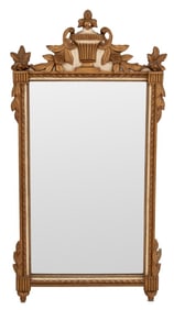 Louis XVI Style Carved Giltwood Mirror